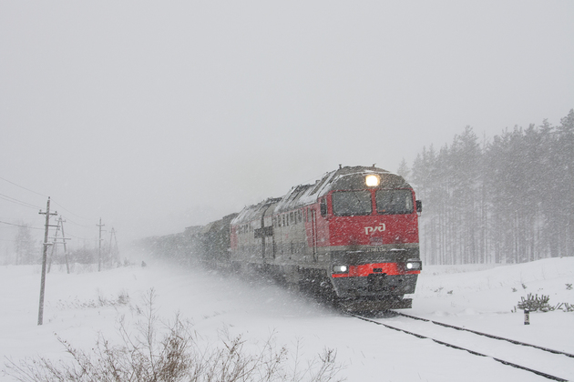 Снегопад в Приволжье задерживает поезда в Кисловодск и Адлер