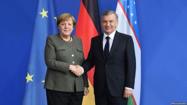 Ангела Меркель: ФРГ готова стать партнером Узбекистана