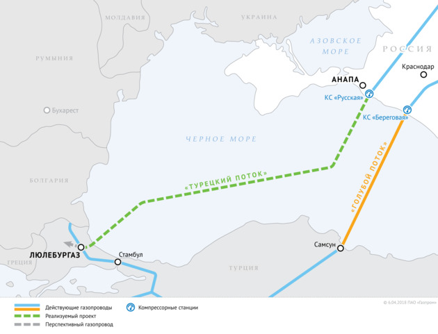Греция готова присоединиться к "Турецкому потоку" 
