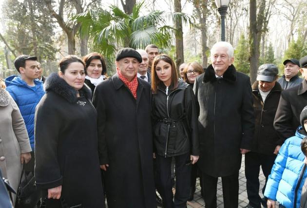 Мехрибан Алиева поблагодарила гянджинцев за гостеприимство и искренность