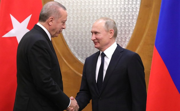 Российский президент пригласил Эрдогана в Симферополь