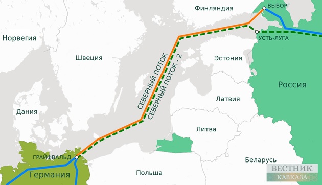 В Nord Stream 2 AG рассказали о новом маршруте "Северного потока-2"