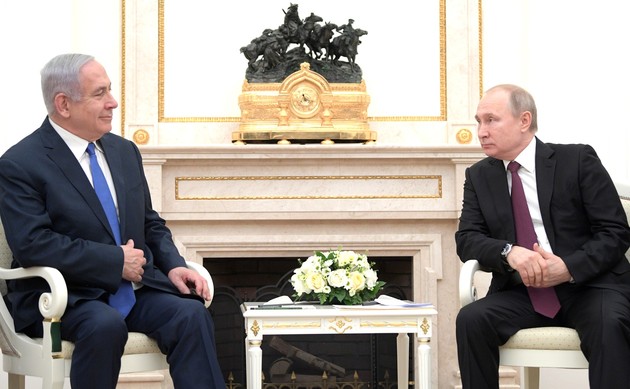 Встреча Путина и Нетаньяху проходит в Москве
