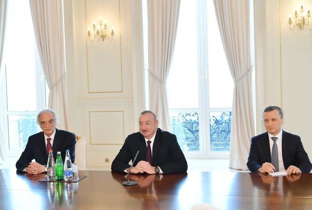 Ильхам Алиев принял делегацию во главе с Валентиной Матвиенко