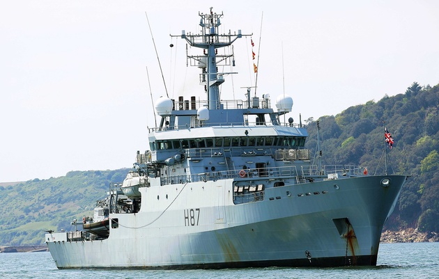 Британское судно HMS ECHO прибыло в порт Батуми