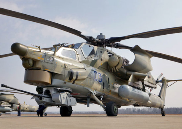 Более 10 вертолетов ЗВО прилетели на "Авиадартс" в Крым 