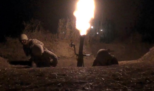 Азербайджанская армия провела ночной этап учений с боевой стрельбой 