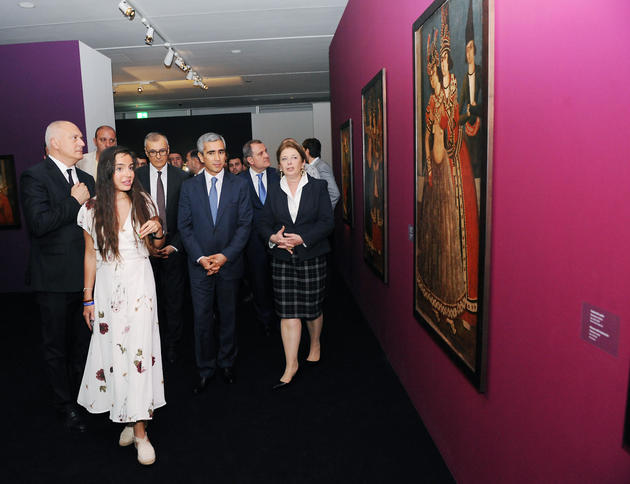 Лейла Алиева приняла участие в открытии выставки "Шедевры истории"