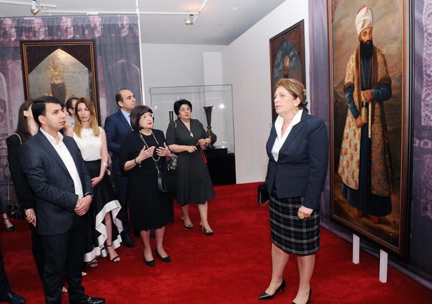 Лейла Алиева приняла участие в открытии выставки "Шедевры истории"