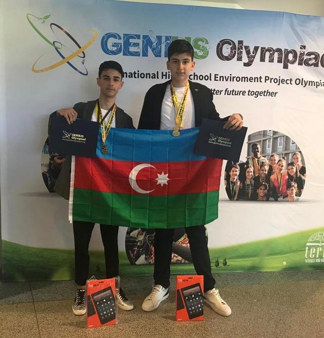 Школьники из Азербайджана стали "Гениями" олимпиады в США
