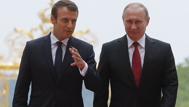 Путин и Макрон обсудили переговоры с Зеленским 