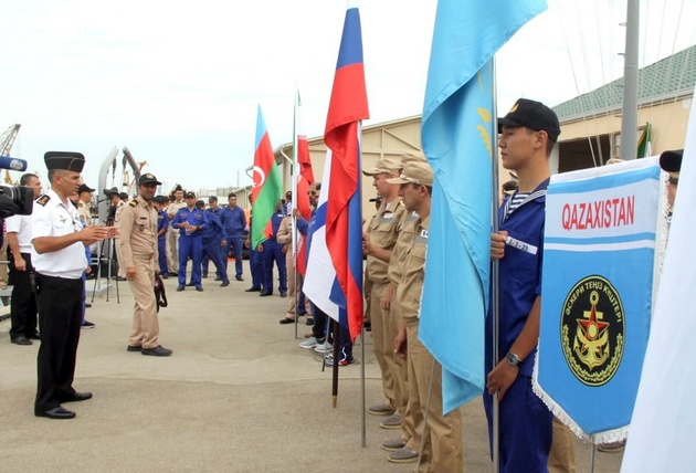 Азербайджанские военные моряки выиграли этап по живучести корабля на "Кубке моря" (ВИДЕО)