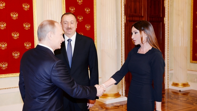 Мехрибан Алиева поблагодарила Владимира Путина