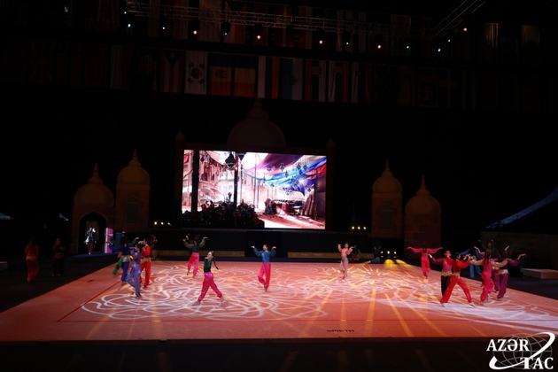 Генеральную репетицию "Сказки Востока" провели перед ЧМ по художественной гимнастике в Баку