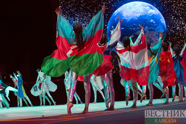 Церемония открытия XXXVII Чемпионата мира по художественной гимнастике (фоторепортаж)