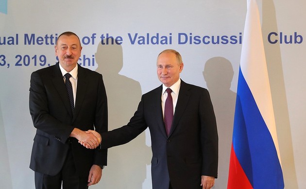 Владимир Путин и Ильхам Алиев вновь встретились в Сочи