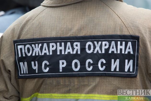 В Пятигорске потушили горящее здание 
