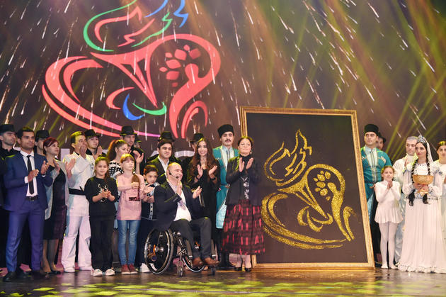 Лейла Алиева приняла участие в международном гала-представлении "Непобедимые" в Баку