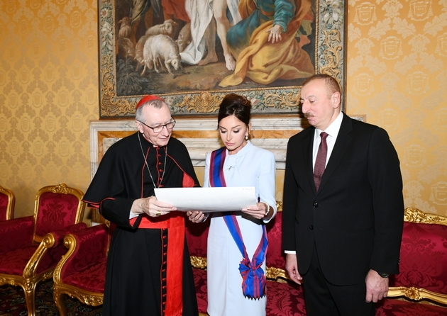 Мехрибан Алиева была награждена Большим крестом ордена Пия IX