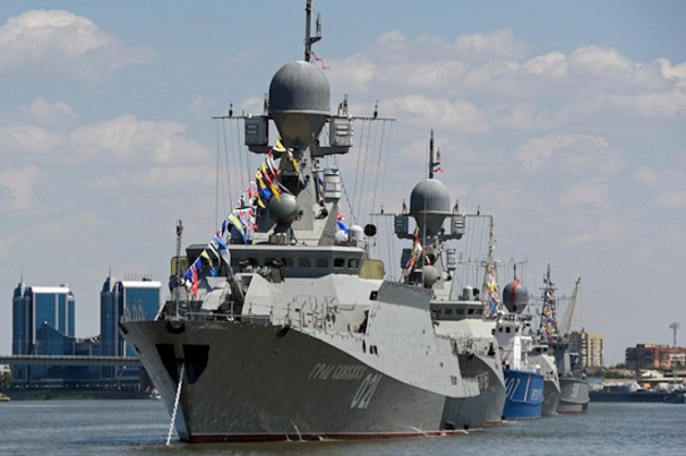 Корабли Каспийской флотилии вернулись на место постоянной дислокации