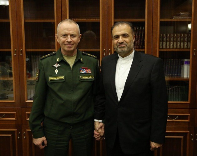 Замглавы Минобороны России встретился с иранским послом в Москве