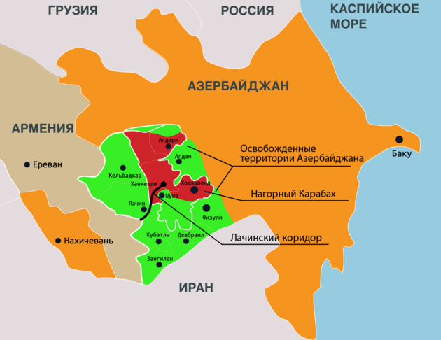Азербайджанские пограничники не пропустили армянских военных в Лачинский коридор