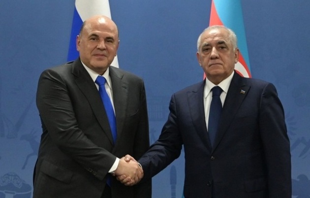 Премьер-министры России и Азербайджана Михаил Мишустин и Али Асадов
