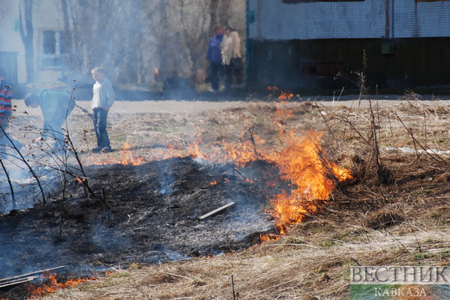 Донские огнеборцы потушили масштабный ландшафтный пожар под Ростовом