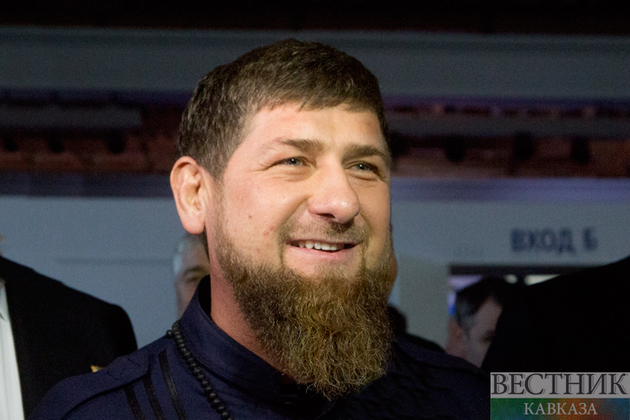 Рамзан Кадыров болел за "Рубин" в матче с "Зенитом", проходившем в Грозном