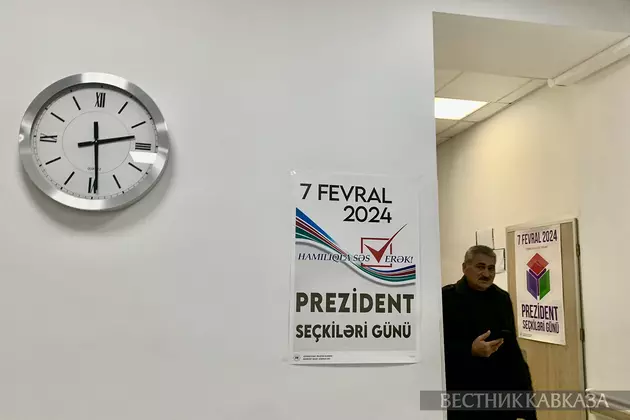Выборы президента Азербайджана в Баку