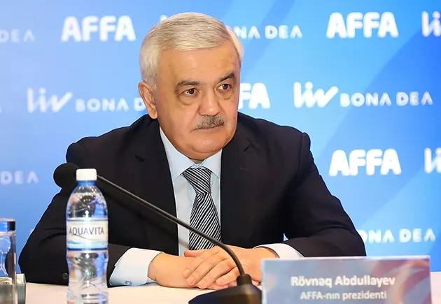Президент АФФА Ровнаг Абдуллаев