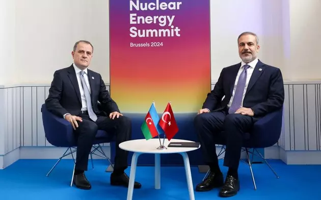 Главы МИД Азербайджана и Турции встретились в Брюсселе