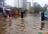 Наводнение под Туапсе: трасса А-147 превратилась в реку