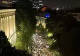 Шествие против закона об иноагентах проходит в центре Тбилиси