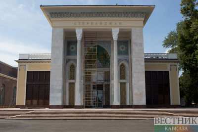 Комплексная реставрация павильона &quot;Азербайджан&quot; ведется на ВДНХ