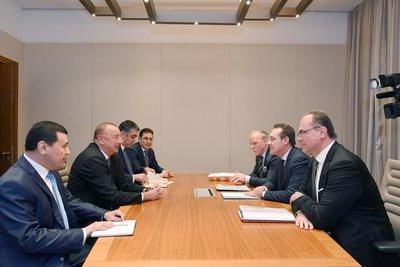 Президент Азербайджана встретился с вице-канцлером Австрии