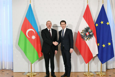Ильхам Алиев поблагодарил Себастьяна Курца за встречу с Николом Пашиняном