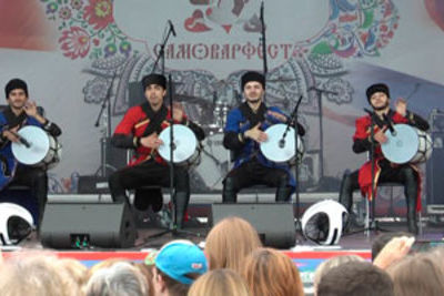 Азербайджанские барабанщики выступили на ВДНХ