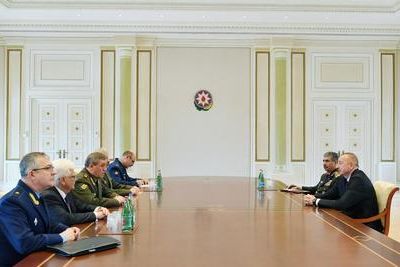Ильхам Алиев и Валерий Герасимов провели встречу в Баку