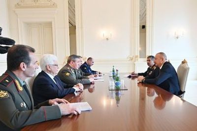 Герасимов встретился с президентом Азербайджана и главой Генштаба ВС АР