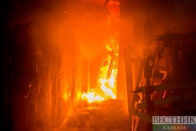 В многоэтажке на юге Грузии загорелась квартира, погиб один человек