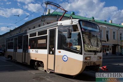 Московские трамваи пошли по эко-шпалам 