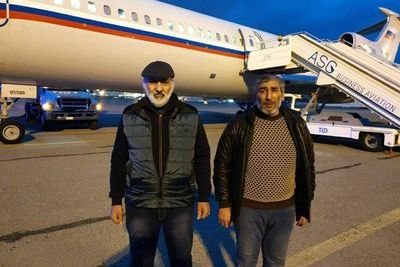 Дильгам Аскеров и Шахбаз Гулиев возвратились в Азербайджан