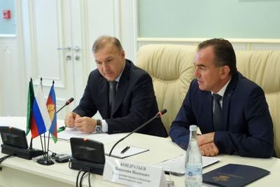 Мурат Кумпилов и Вениамин Кондратьев обсудили укрепление сотрудничества