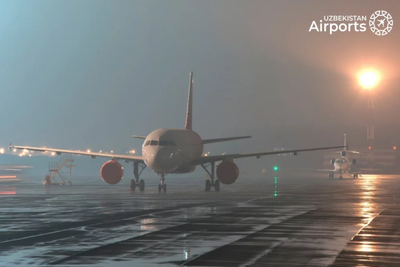 Туман частично заблокировал аэропорт Ургенча