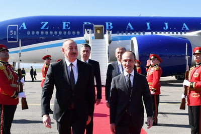 Ильхам Алиев совершает рабочий визит в Грузию