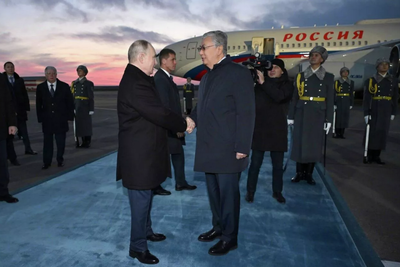 Президент России прибыл в Астану с официальным визитом