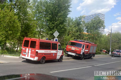 Под Новороссийском тушили автобус детской футбольной команды