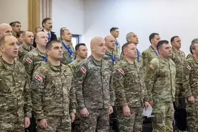 Грузия проводит учения с американскими и британскими солдатами